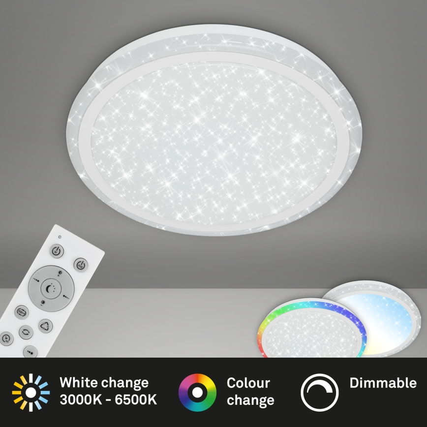 Brilo - RGBW Dimbar taklampa STARRY SKY LED/24W/230V 3000-6500K + fjärrkontroll