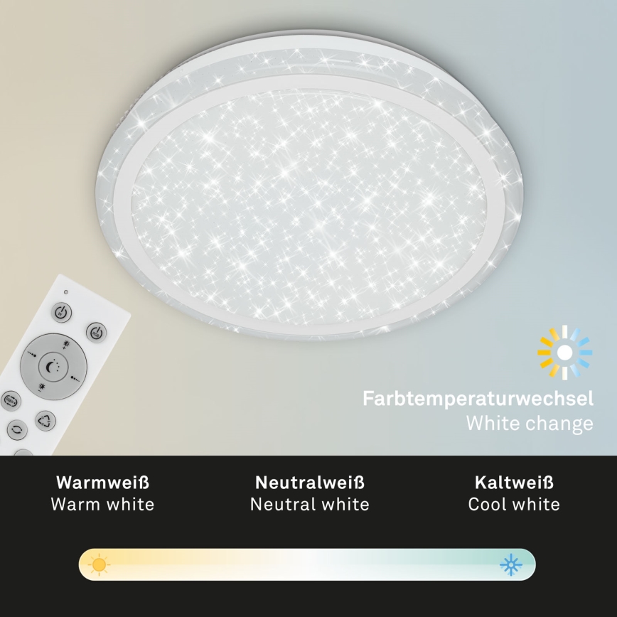 Brilo - RGBW Dimbar taklampa STARRY SKY LED/24W/230V 3000-6500K + fjärrkontroll