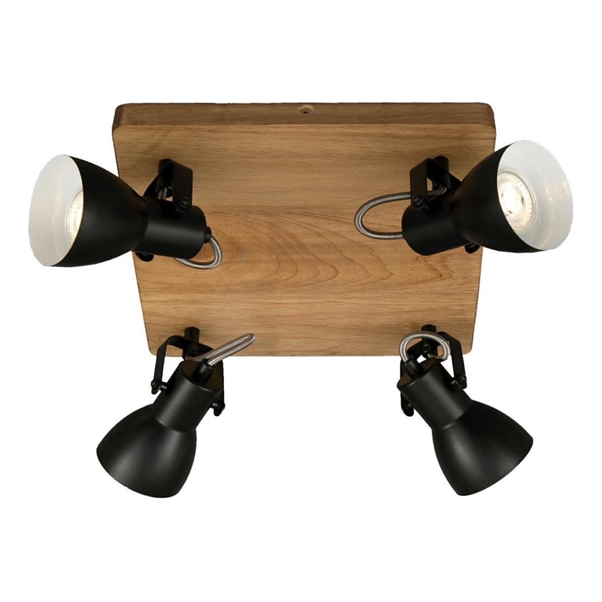 Brilo - Spotlight VINTAGE 4xGU10/35W/230V