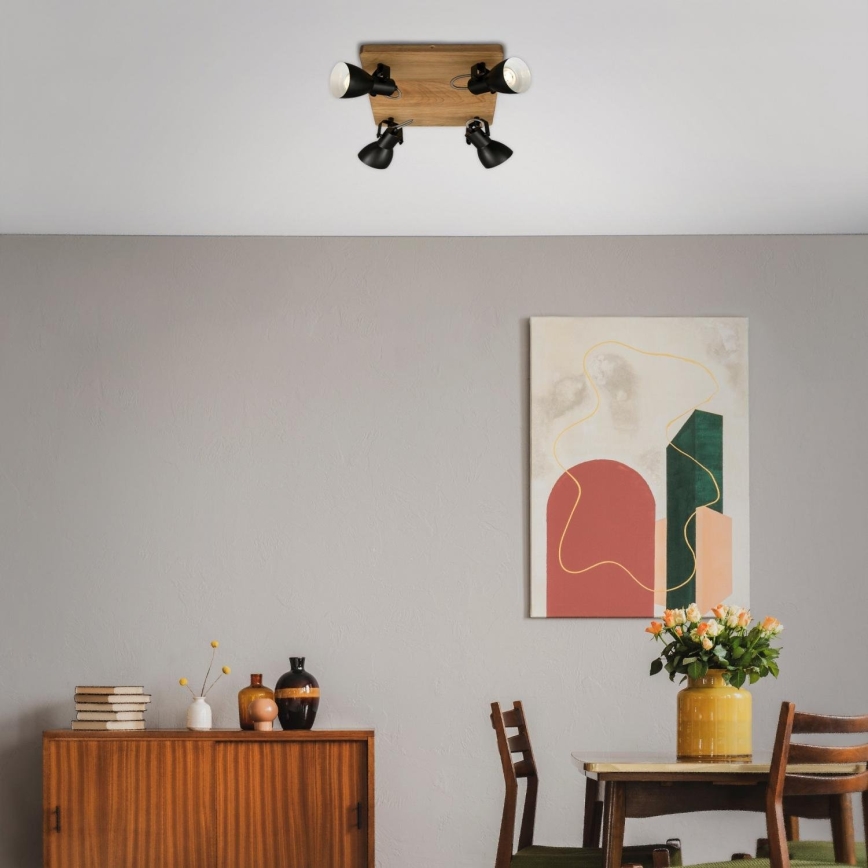 Brilo - Spotlight VINTAGE 4xGU10/35W/230V