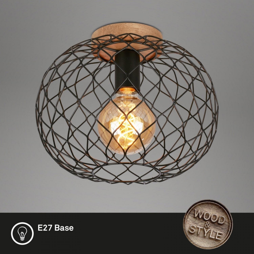 Brilo - Taklampa WINKI 1xE27/40W/230V gummiträd
