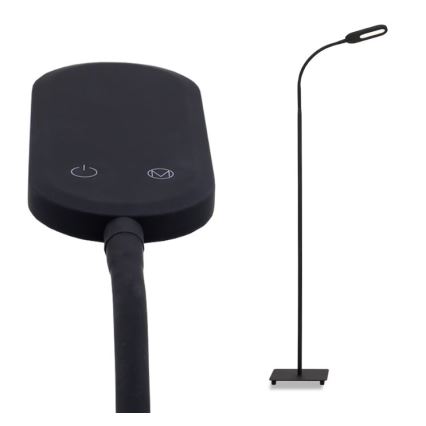 Briloner 1297-015 - LED Ljusreglerad flexibel golvlampa LED/6,6W/230V 3000K/4000K/6000K