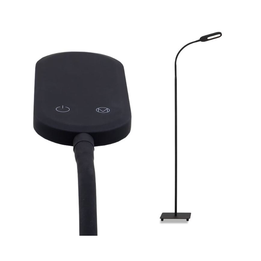 Briloner 1297-015 - LED Ljusreglerad flexibel golvlampa LED/6,6W/230V 3000K/4000K/6000K