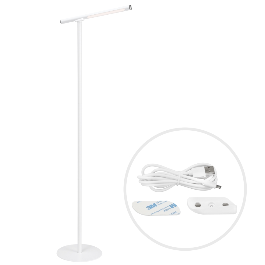 Briloner 1384-016 - LED Dimbar Touch-golvlampa 2 i 1 EVERYWHERE LED/2,3W/5V 2000 mAh