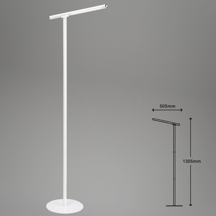 Briloner 1384-016 - LED Dimbar Touch-golvlampa 2 i 1 EVERYWHERE LED/2,3W/5V 2000 mAh