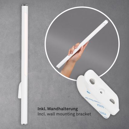 Briloner 1384-016 - LED Ljusreglerad beröring golvlampa 2i1 EVERYWHERE LED/2,3W/5V 2000 mAh