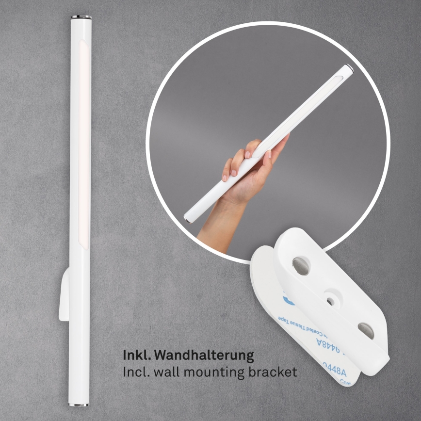 Briloner 1384-016 - LED Ljusreglerad beröring golvlampa 2i1 EVERYWHERE LED/2,3W/5V 2000 mAh
