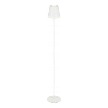Briloner 1438016 - LED Ljusreglerad beröring golvlampa 3i1 LED/3,5W/5V IP44 3000K 38-130 cm vit