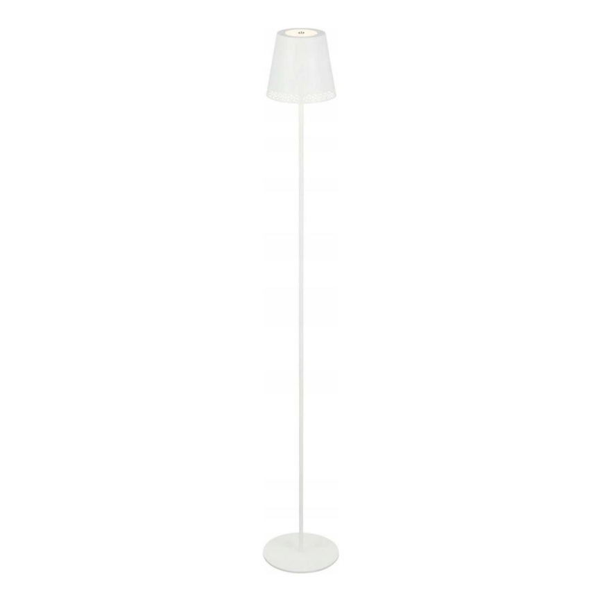 Briloner 1438016 - LED Ljusreglerad beröring golvlampa 3i1 LED/3,5W/5V IP44 3000K 38-130 cm vit