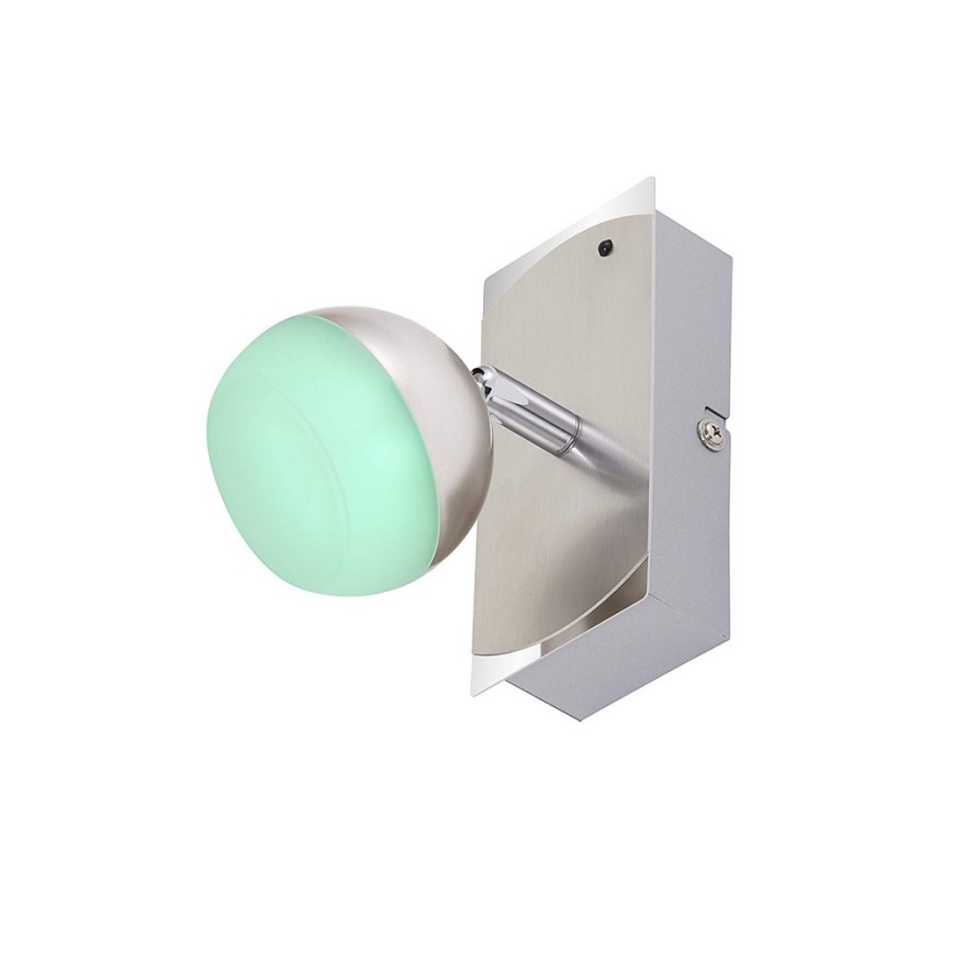 Briloner 2040-012 - LED RGB Dimbar spotlight 1xLED/3,3W/230V + Fjärrkontroll