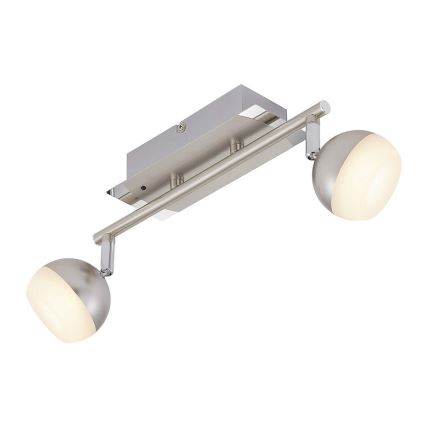 Briloner 2040-022 - LED RGB Dimbar spotlight 2xLED/3,3W/230V + Fjärrkontroll