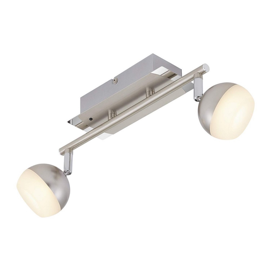 Briloner 2040-022 - LED RGB Dimbar spotlight 2xLED/3,3W/230V + Fjärrkontroll