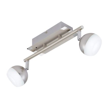 Briloner 2040-022 - LED RGB Dimbar spotlight 2xLED/3,3W/230V + Fjärrkontroll