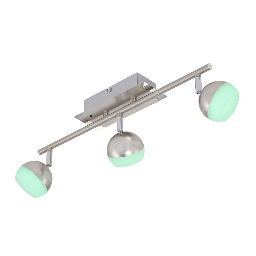 Briloner 2040-032 - LED RGB Dimbar spotlight 3xLED/3,3W/230V + Fjärrkontroll