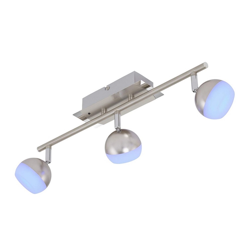 Briloner 2040-032 - LED RGB Dimbar spotlight 3xLED/3,3W/230V + Fjärrkontroll
