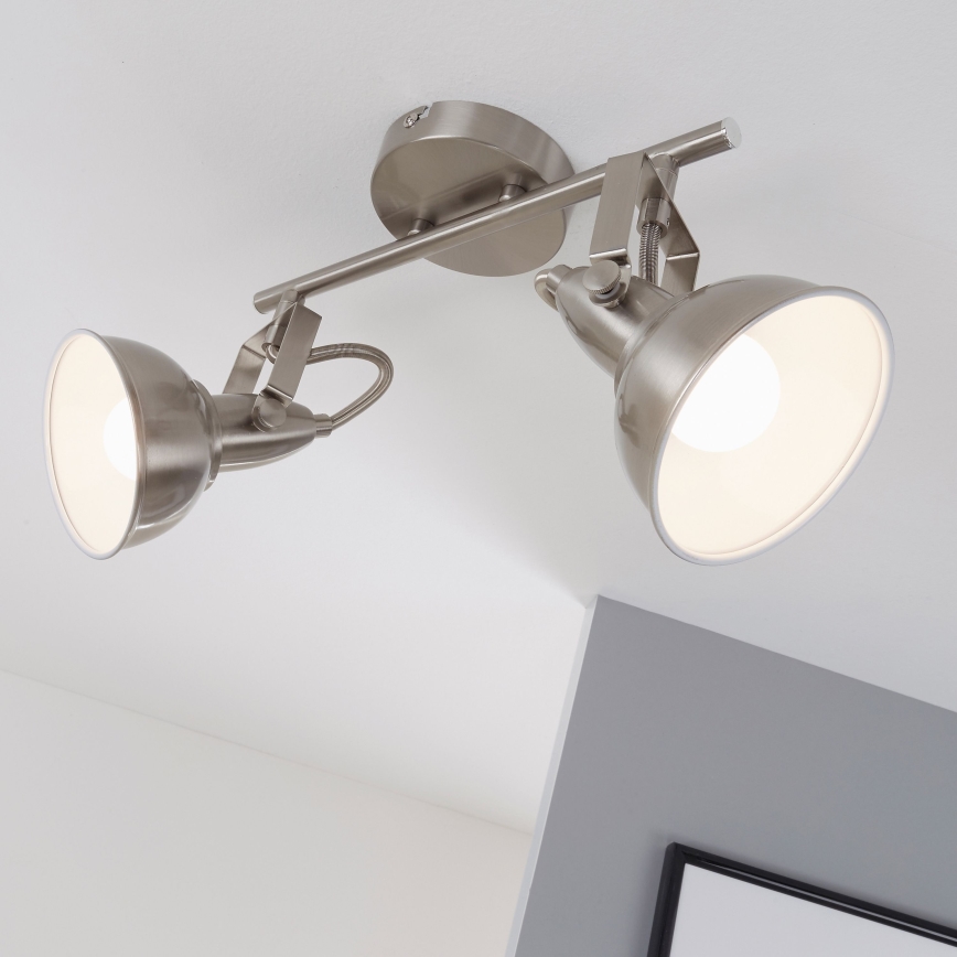 Briloner 2049-022 - Spotlight SOFT 2xE14/40W/230V matt krom