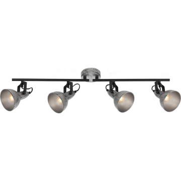 Briloner 2049-044 - Spotlight RETRO 4xE14/40W/230V grå
