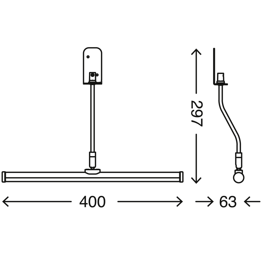 Briloner 2058-018 - Badrumsspegel med LED-belysning SPLASH LED/5,5W/230V IP23