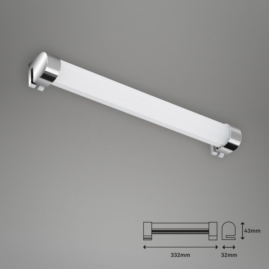 Briloner 2059-018 - Badrumsspegel med LED-belysning SPLASH LED/8W/230V IP44