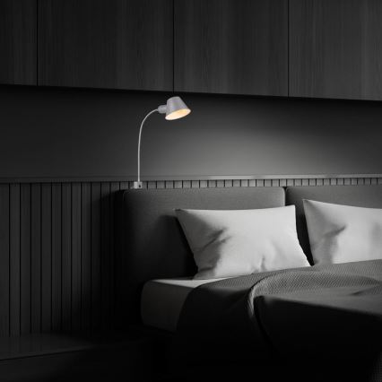 Briloner 2079-014 - Vägg flexible lampa 1xE27/10W/230V silver
