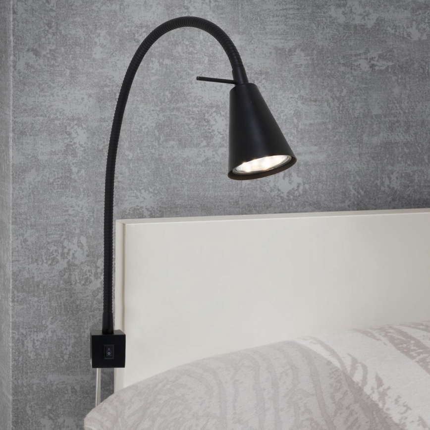 Briloner 2080-015 - LED vägglampa COMFORT LIGHT 1xGU10/5W/230V svart