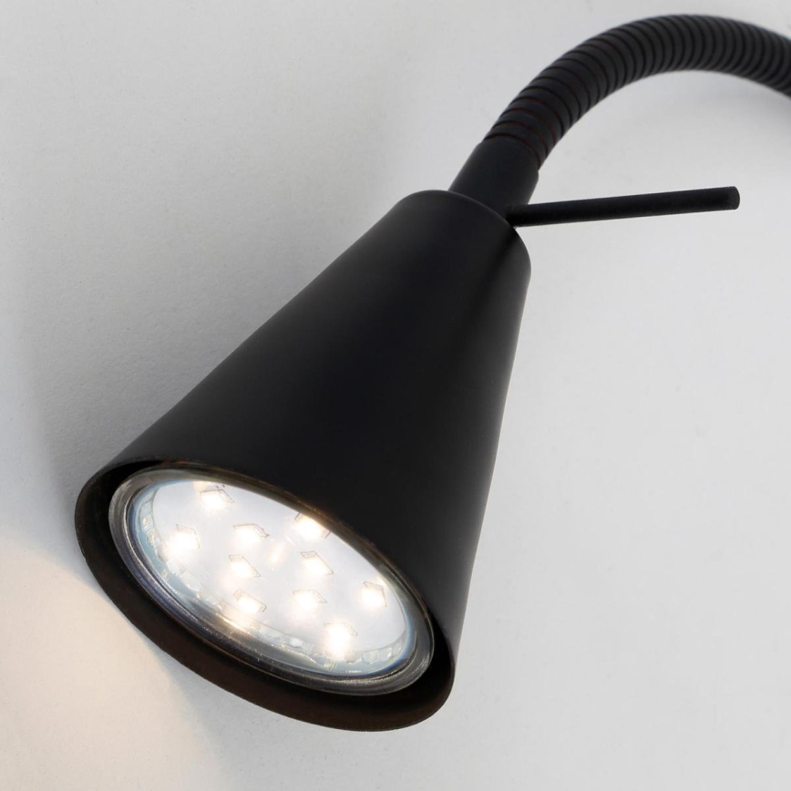 Briloner 2080-015 - LED vägglampa COMFORT LIGHT 1xGU10/5W/230V svart