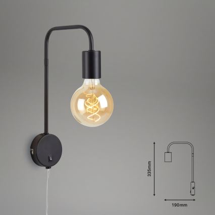 Briloner 2086-015 - Vägglampa 1xE27/10W/230V