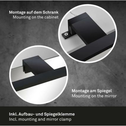 Briloner 2104-015 - Badrumsspegel med LED-belysning DUN LED/5W/230V 30 cm IP44