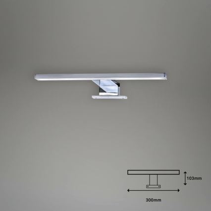 Briloner 2104-018 - Badrumsspegel med LED-belysning DUN LED/5W/230V 30 cm IP44