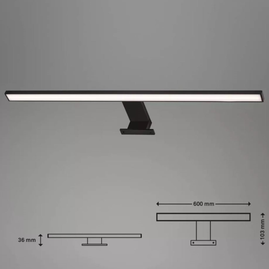 Briloner 2104-115 - Badrumsspegel med LED-belysning DUN LED/8W/230V 60 cm IP44