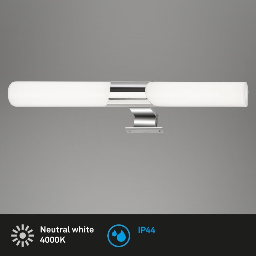Briloner 2113-118 - Badrumsspegel med LED-belysning LED/12W/230V IP44 47 cm skinande krom