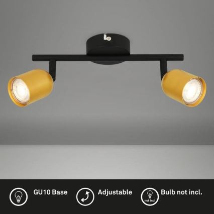 Briloner 2145-027 - Spotlampa 2xGU10/9W/230V