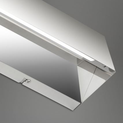 Briloner 2204-018 - LED vägglampa för utomhusbruk LED/8W/230V IP44 skinande krom