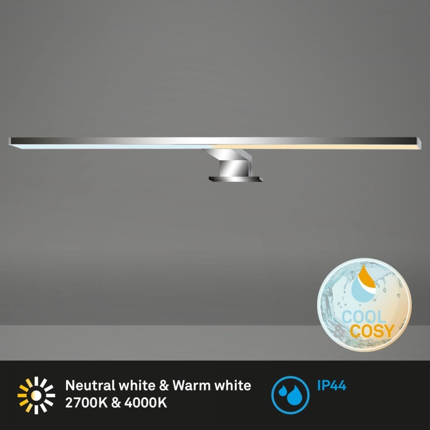 Briloner 2299-018 - LED dimbar badrumsspegelbelysning COOL&COSY LED/8W/230V 2700/4000K IP44