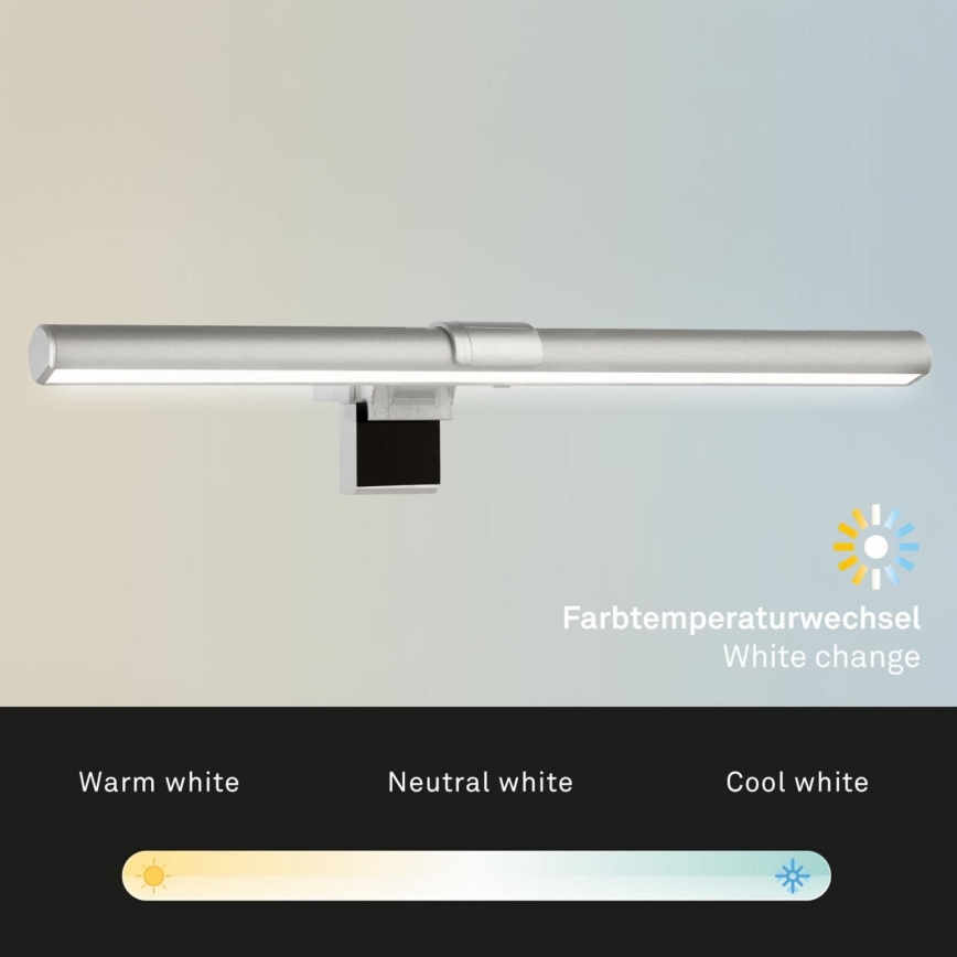 Briloner 2303-014 - LED Dimbar monitorbelysning LED/3,5W/5V 3000/4500/6500K