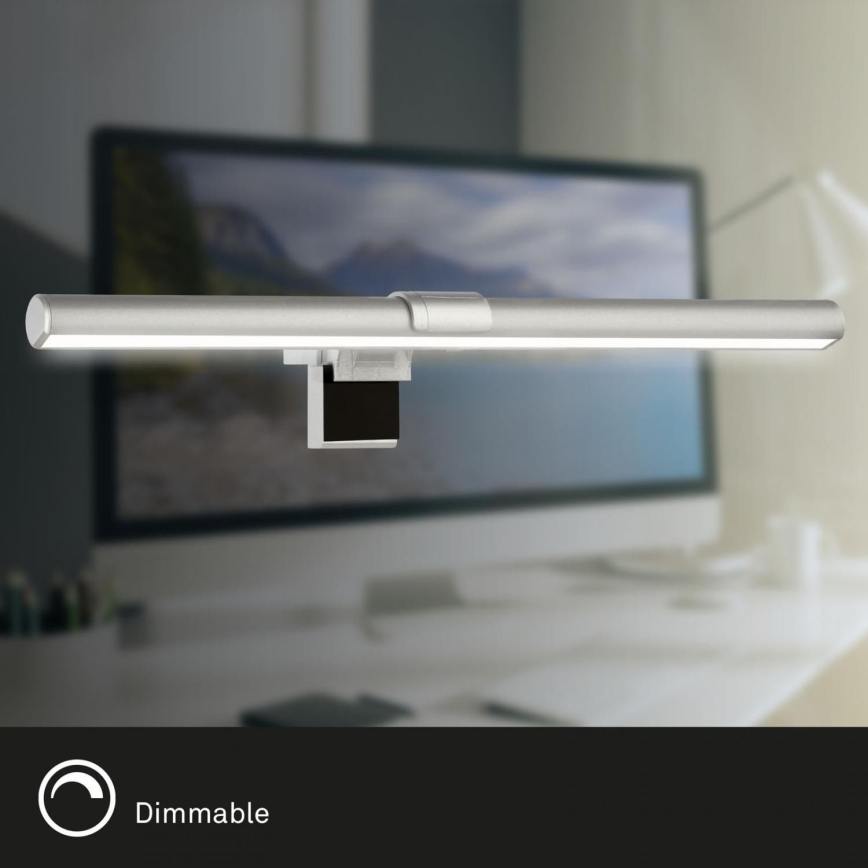 Briloner 2303-014 - LED Dimbar monitorbelysning LED/3,5W/5V 3000/4500/6500K