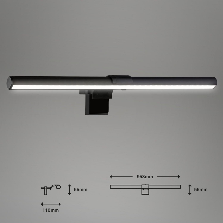 Briloner 2303-015 - LED Dimbar monitorbelysning LED/3,5W/230V 2700/4000/6500K