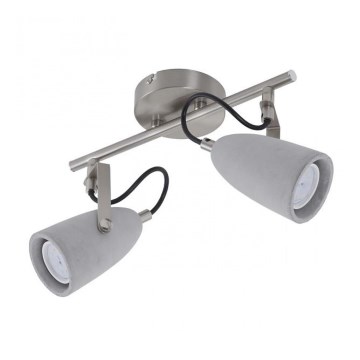 Briloner 2529-022 - LED spotlight THIMBLE 2xGU10/5W/230V betong