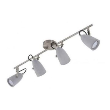 Briloner 2529-042 - LED spotlight THIMBLE 4xGU10/5W/230V betong