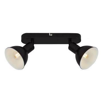 Briloner 2674-025 - Spotlight RETRO 2xE14/25W/230V svart