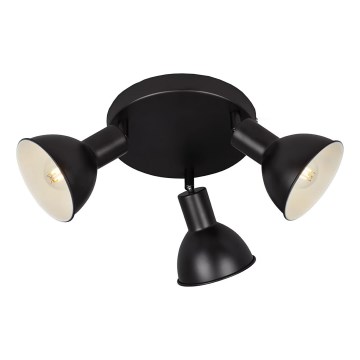 Briloner 2674-035 - Spotlight RETRO 3xE14/25W/230V svart