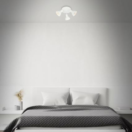 Briloner 2674-036 - Spotlight RETRO 3xE14/25W/230V vit