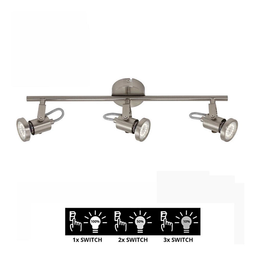 Briloner 2712-032 - LED Dimbar spotlight SEMPLICE 3xGU10/5W/230V