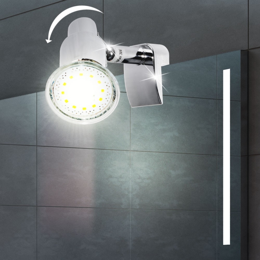 Briloner 2792-018 - LED spegelbelysning SPLASH 1xGU10/3W/230V