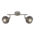 Briloner 2852- 026 - Spotlight RETRO 2xE14/5,5W/230V gummiträd