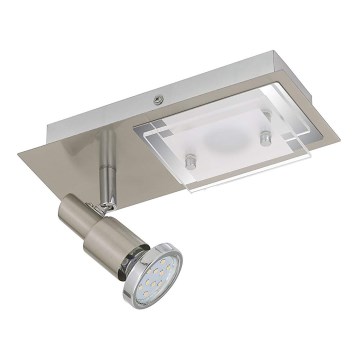 Briloner 2879-022 - LED Takbelysning COMBINATA 1xGU10/3W + LED/5W/230V