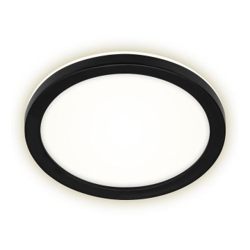 Briloner 3008-015 - LED taklampa LED/8W/230V diameter 21 cm svart IP44