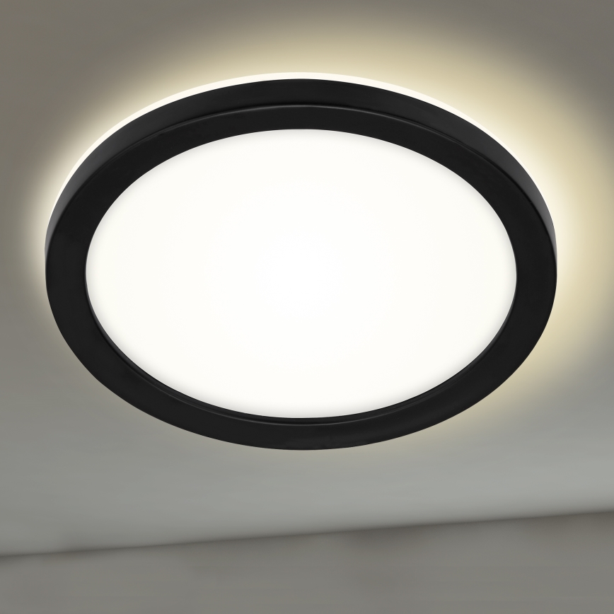 Briloner 3008-015 - LED taklampa LED/8W/230V diameter 21 cm svart IP44