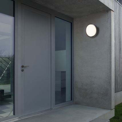 Briloner 3019-015 - LED vägglampa för utomhusbruk GENUA LED/18W/230V IP44 svart