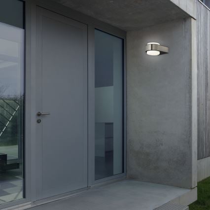 Briloner 3035-012- LED vägglampa för utomhusbruk HANAU LED/6,5W/230V IP44 matt krom